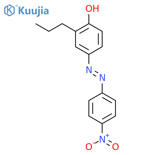 PHENOL, 4-[(4-NITROPHENYL)AZO]-2-PROPYL- structure