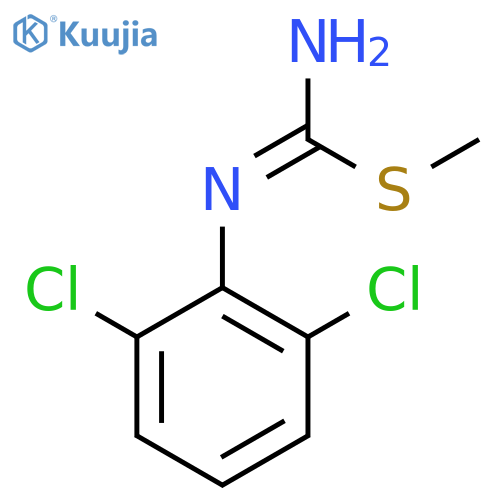 Carbamimidothioic acid,(2,6-dichlorophenyl)-, methyl ester (9CI) structure