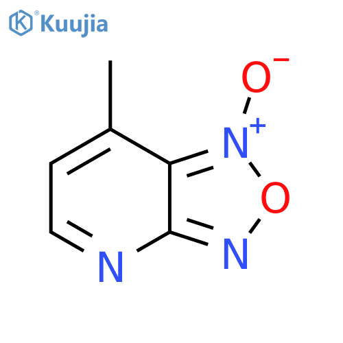 [1,2,5]Oxadiazolo[3,4-b]pyridine, 7-methyl-, 1-oxide structure
