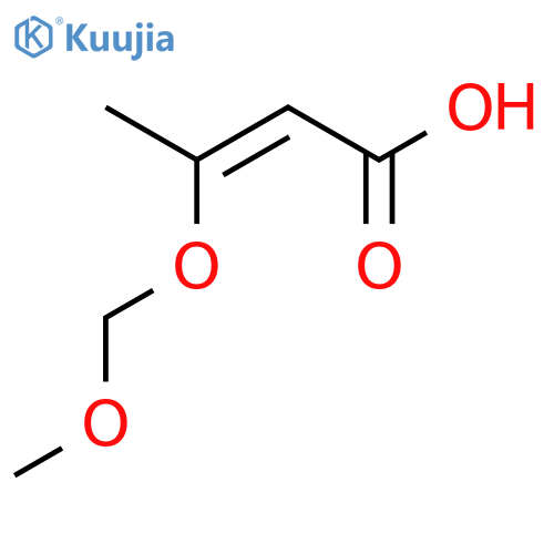 3-Methoxy-methoxy-crotonsaeure structure