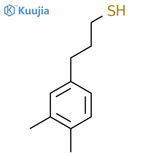 3-(3,4-dimethylphenyl)propane-1-thiol structure