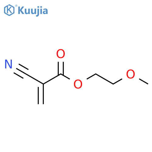 2-Propenoic acid,2-cyano-, 2-methoxyethyl ester structure