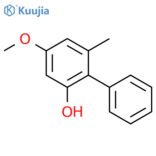 [1,1-Biphenyl]-2-ol,4-methoxy-6-methyl-(9CI) structure