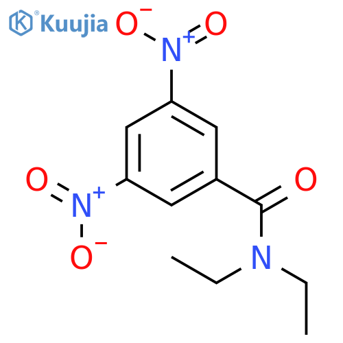 Benzamide, N,N-diethyl-3,5-dinitro- structure