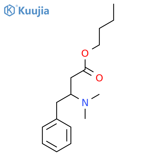 Butyl 3-(dimethylamino)-4-phenylbutanoate structure
