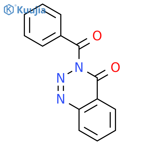 1,2,3-Benzotriazin-4(3H)-one, 3-benzoyl- structure