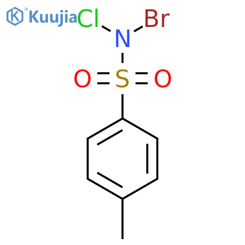 N-Bromo-N-chloro-4-methylbenzenesulfonamide structure