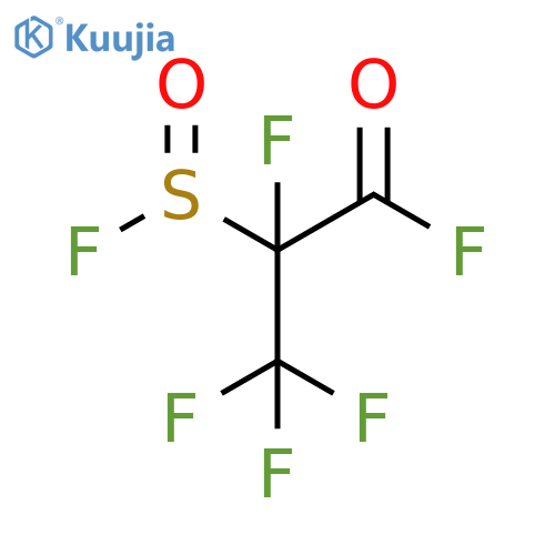 Propanoyl fluoride, 2,3,3,3-tetrafluoro-2-(fluorosulfinyl)- structure