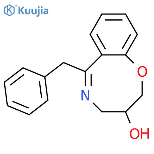 2H-1,5-Benzoxazocin-3-ol,3,4-dihydro-6-(phenylmethyl)- structure