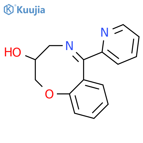 2H-1,5-Benzoxazocin-3-ol,3,4-dihydro-6-(2-pyridinyl)- structure