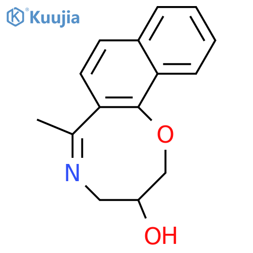 2H-Naphtho[1,2-b]-1,5-oxazocin-3-ol,3,4-dihydro-6-methyl- structure