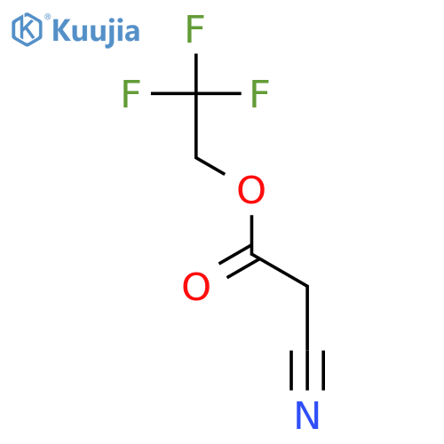 2,2,2-trifluoroethyl 2-cyanoacetate structure