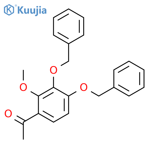 3',4'-Bis(benzyloxy)-2'-methoxyacetophenone structure