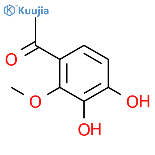 Ethanone,1-(3,4-dihydroxy-2-methoxyphenyl)- structure
