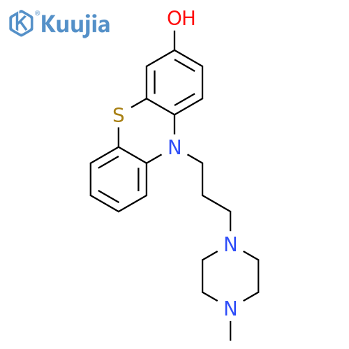 10H-Phenothiazin-3-ol,10-[3-(4-methyl-1-piperazinyl)propyl]- structure