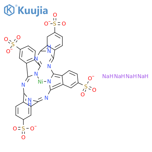 Nickelate(4-),[29H,31H-phthalocyanine-C,C,C,C-tetrasulfonato(6-)-kN29,kN30,kN31,kN32]-, sodium (1:4) structure