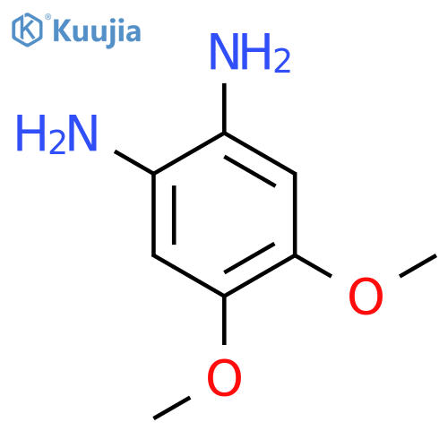 1,2-Diamino-4,5-dimethoxybenzene structure