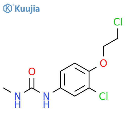 Urea, N-[3-chloro-4-(2-chloroethoxy)phenyl]-N'-methyl- structure