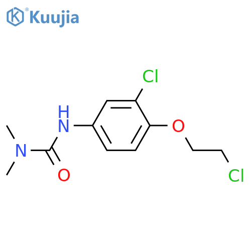 Urea,N'-[3-chloro-4-(2-chloroethoxy)phenyl]-N,N-dimethyl- structure