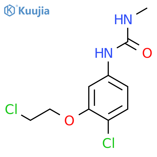Urea, N-[4-chloro-3-(2-chloroethoxy)phenyl]-N'-methyl- structure
