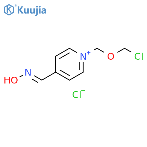 Pyridinium, 1-[(chloromethoxy)methyl]-4-[(hydroxyimino)methyl]-,chloride structure