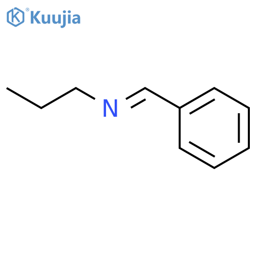 1-Propanamine, N-(phenylmethylene)-, (E)- structure
