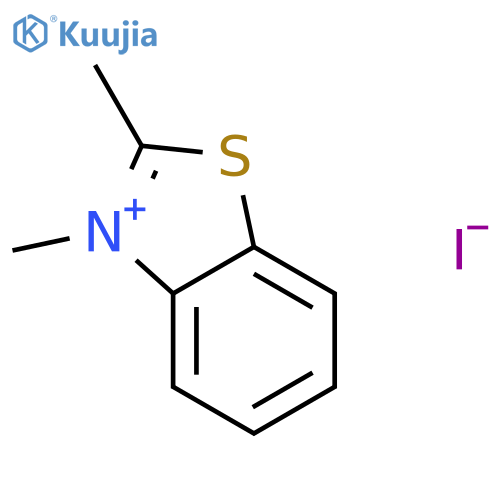 Benzothiazolium,2,3-dimethyl-, iodide (1:1) structure