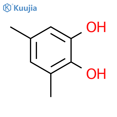 3,5-dimethylbenzene-1,2-diol structure