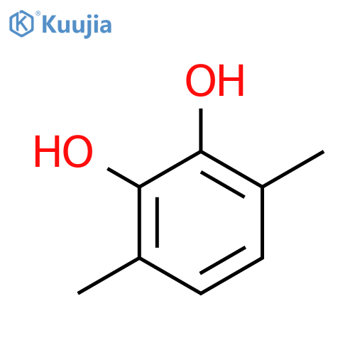 3,6-dimethylbenzene-1,2-diol structure