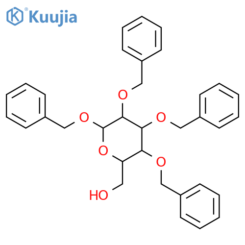 Benzyl 2,3,4-Tri-O-benzyl-β-D-glucopyranoside structure