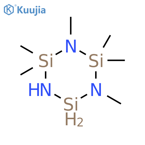 Cyclotrisilazane, hexamethyl- structure