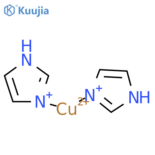 Copper(2+), bis(1H-imidazole-N3)- (9CI) structure