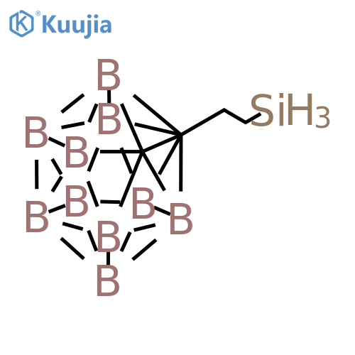 1,2-Dicarbadodecaborane(12), 1-(2-silylethyl)- (9CI) structure