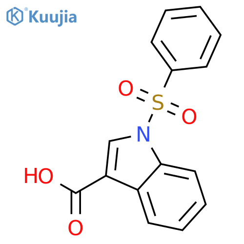 1-(Phenylsulfonyl)-1H-indole-3-carboxylic Acid structure