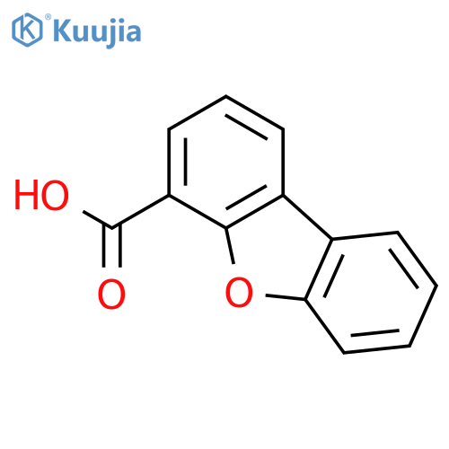 Dibenzob,dfuran-4-carboxylic acid structure
