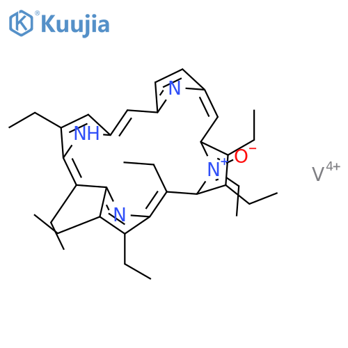 Vanadium(IV) octaethylporphine oxide structure