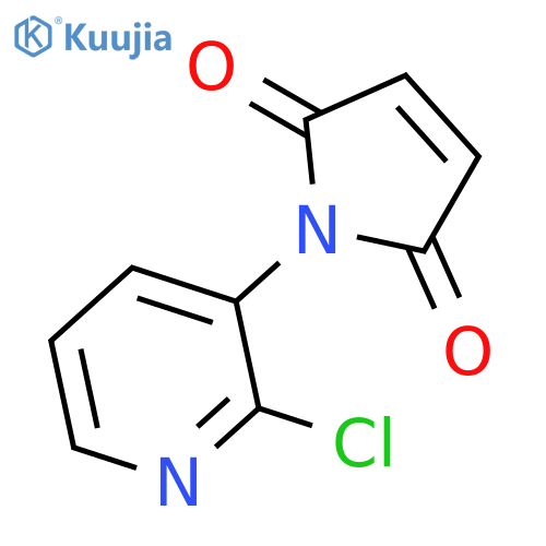 1-(2-chloropyridin-3-yl)pyrrole-2,5-dione structure