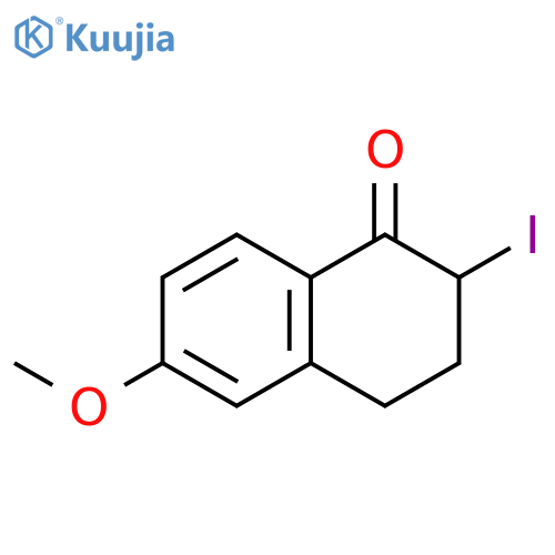 1(2H)-Naphthalenone, 3,4-dihydro-2-iodo-6-methoxy- structure