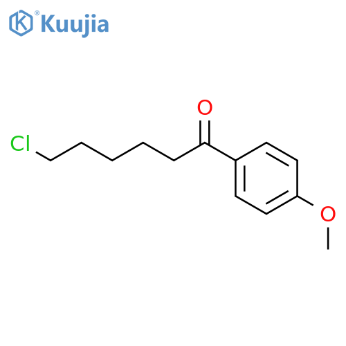 6-chloro-1-(4-methoxyphenyl)hexan-1-one structure