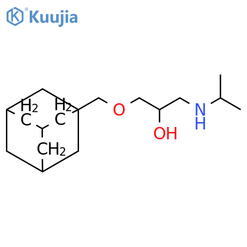 2-Propanol,1-[(1-methylethyl)amino]-3-(tricyclo[3.3.1.13,7]dec-1-ylmethoxy)- structure