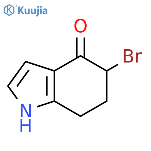 5-bromo-1,5,6,7-tetrahydro-4H-Indol-4-one structure