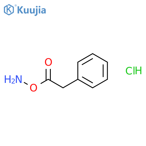 Hydroxylamine, O-(phenylacetyl)-, hydrochloride structure