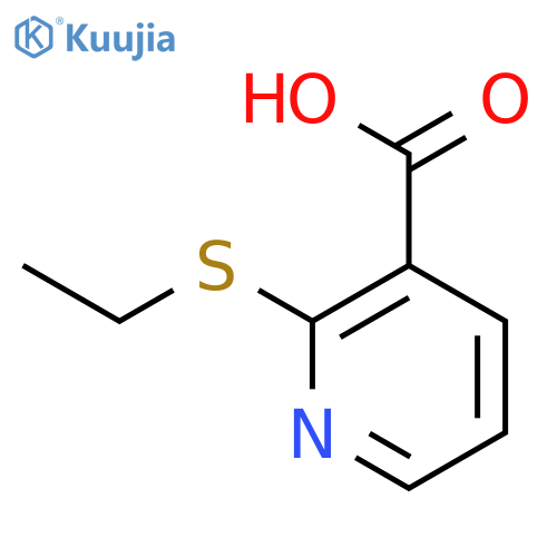 2-(Ethylthio)nicotinic acid structure
