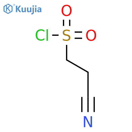 2-cyanoethane-1-sulfonyl chloride structure