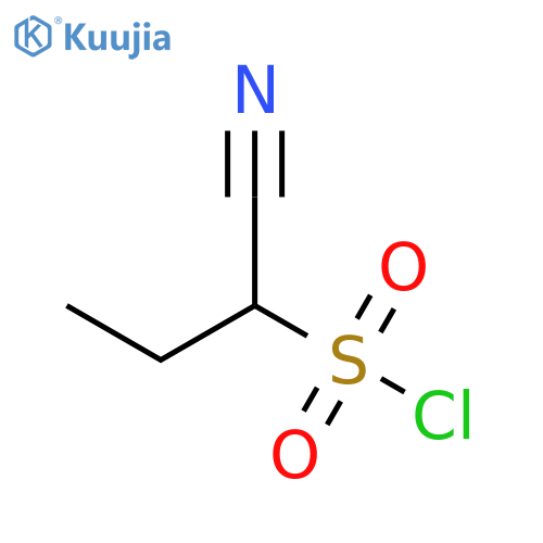 1-cyanopropane-1-sulfonyl chloride structure