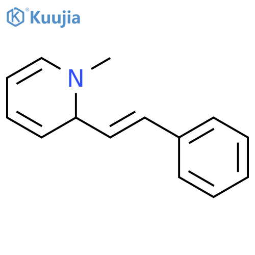 1-methyl-2-[(E)-2-phenylethenyl]-2H-pyridine structure