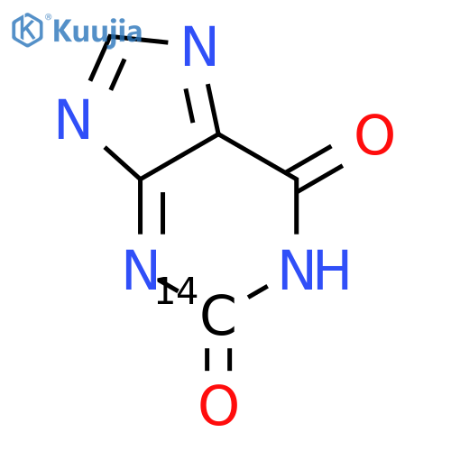 1H-Purine-2,6-dione-2-14C,3,7-dihydro- (9CI) structure