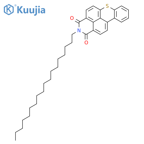 2-octadecyl-1h-benzo[3,4]isothiochromeno[7,8,1-def]isoquinoline-1 ,3(2h)-dione structure