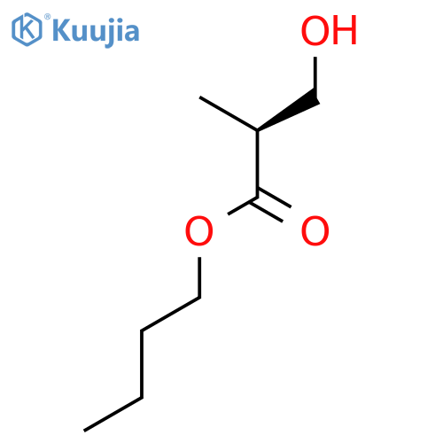 Propanoic acid, 3-hydroxy-2-methyl-, butyl ester, (S)- structure