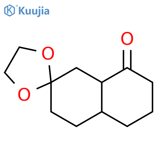 Spiro[1,3-dioxolane-2,2'(8'H)-naphthalen]-8'-one, octahydro- structure